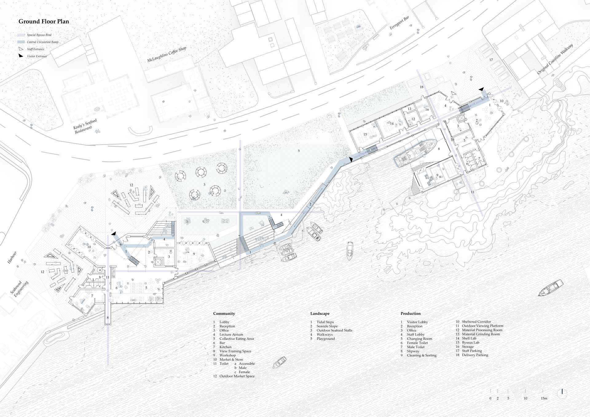 Public and Productive Ground - Shellitory Ground Floor Plan