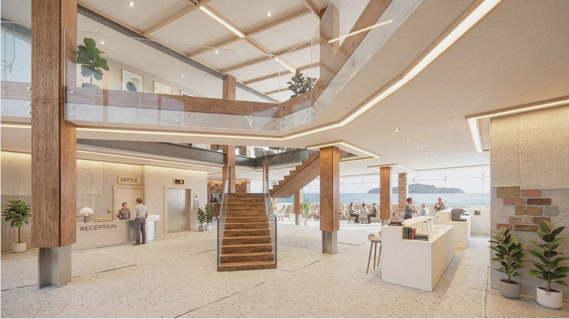 Community Lobby - Open Interior Framework