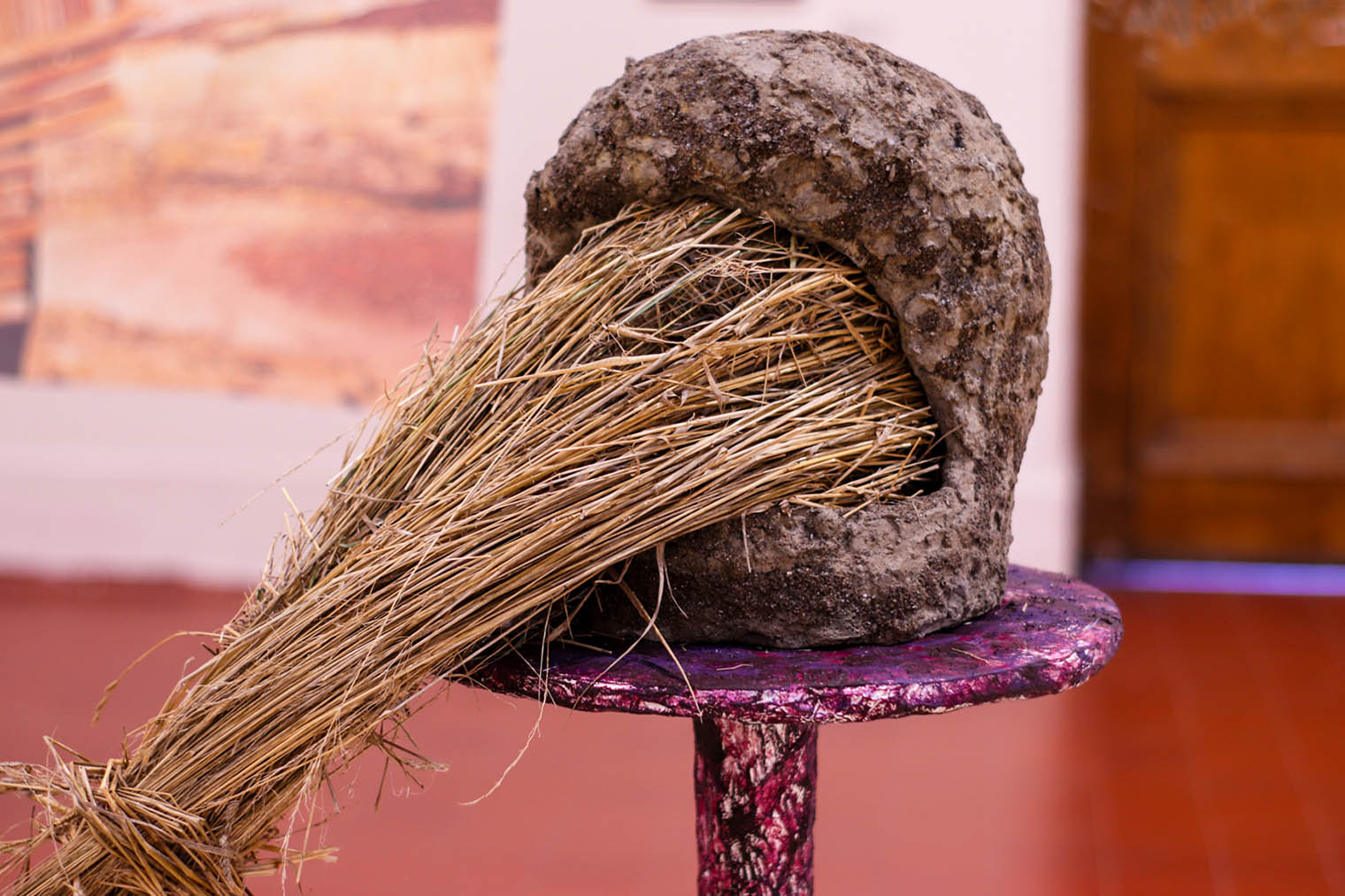 The analogue impre∿ssion of a duende. Mixed media. ECA: Sculpture Court, 2025.