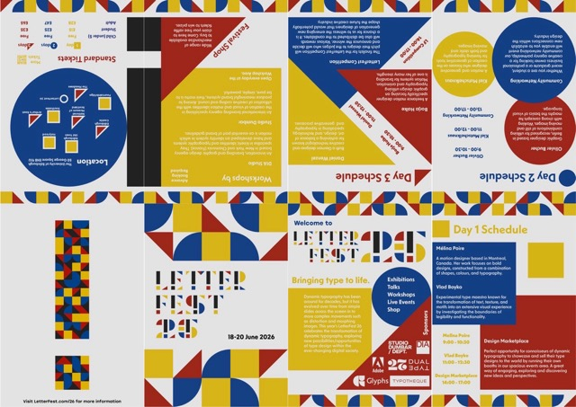 letterfest foldout