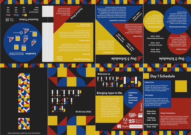 letterfest foldout
