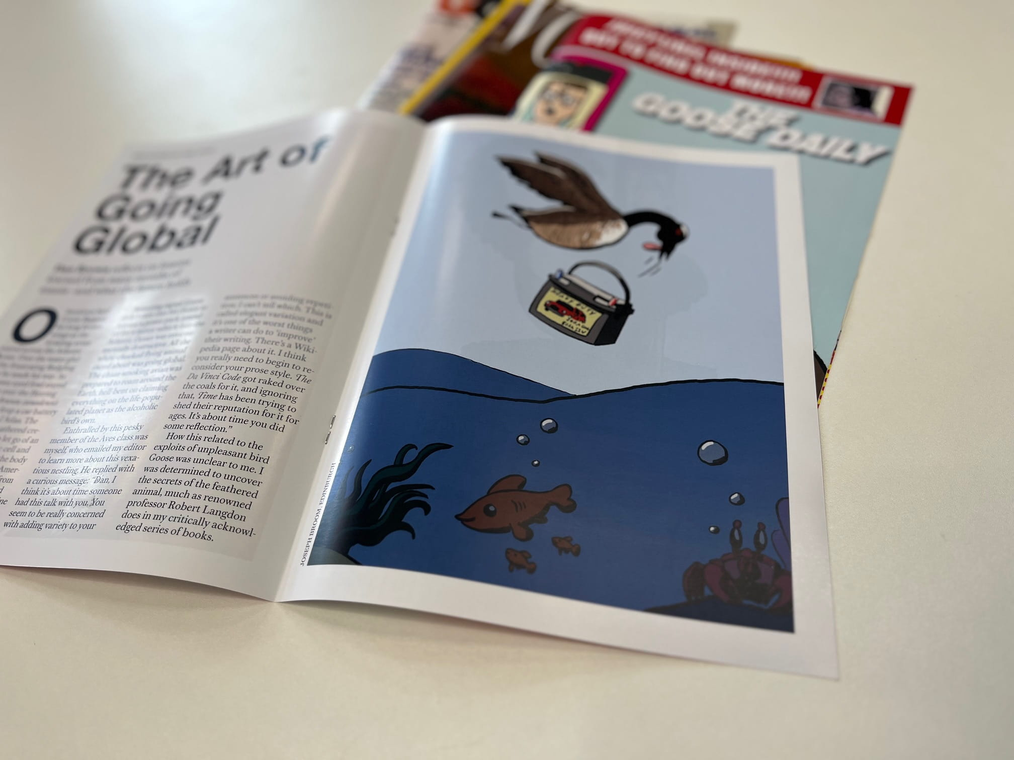 Goose magazine interior
