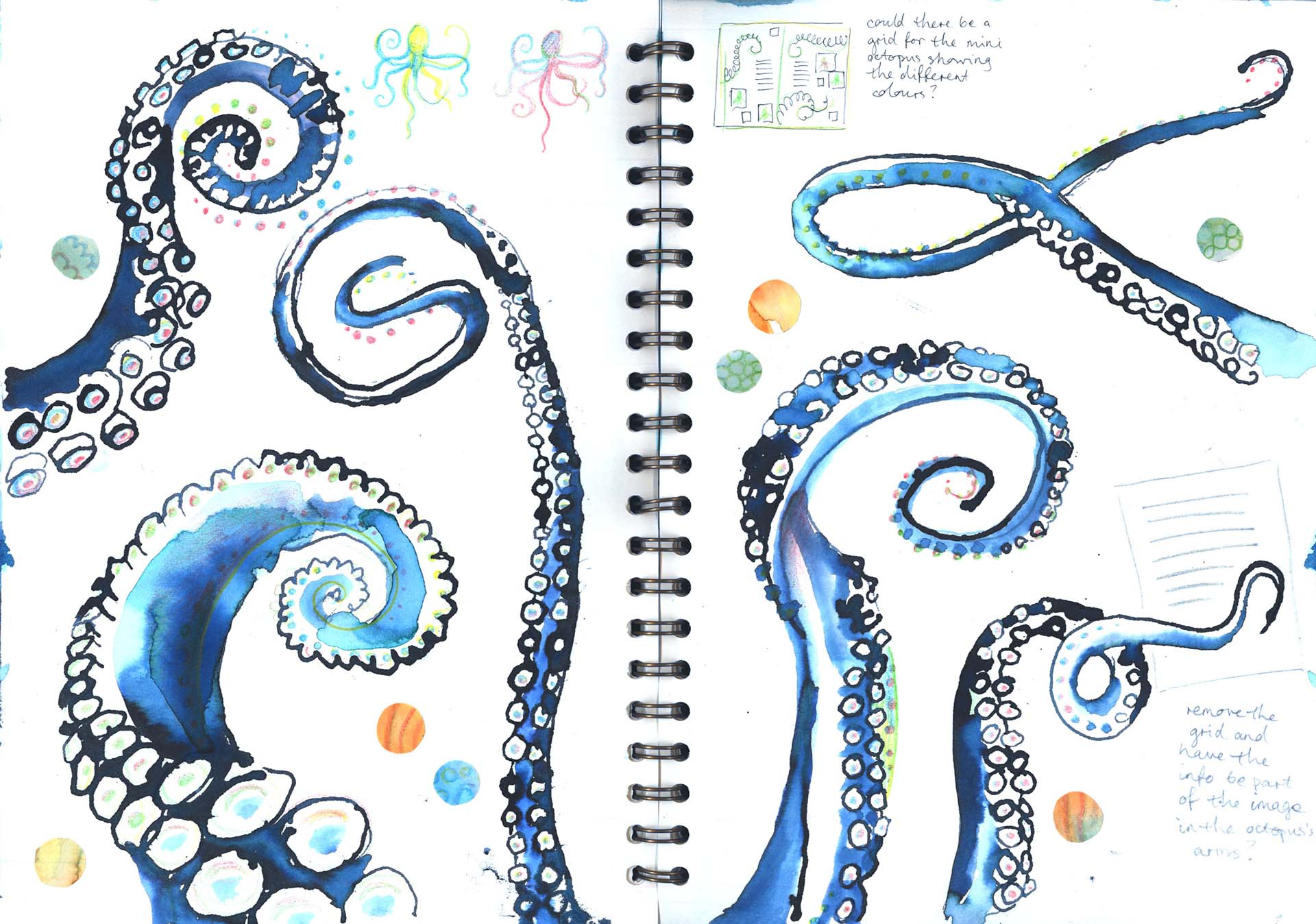 Sketchbook pages