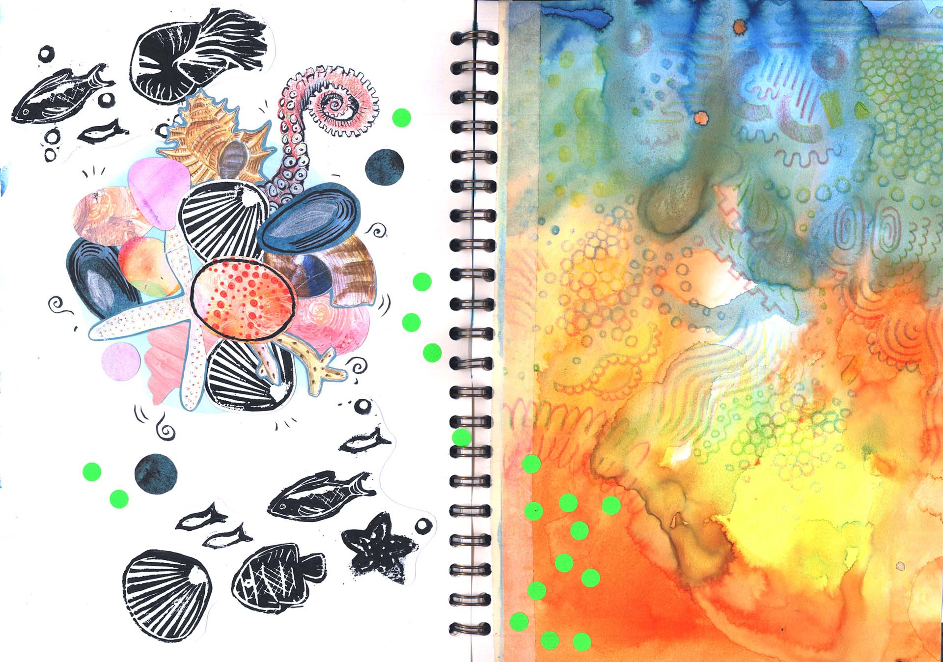 Sketchbook pages
