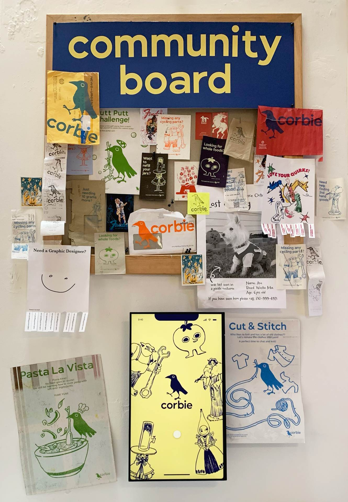 community board corbie wall