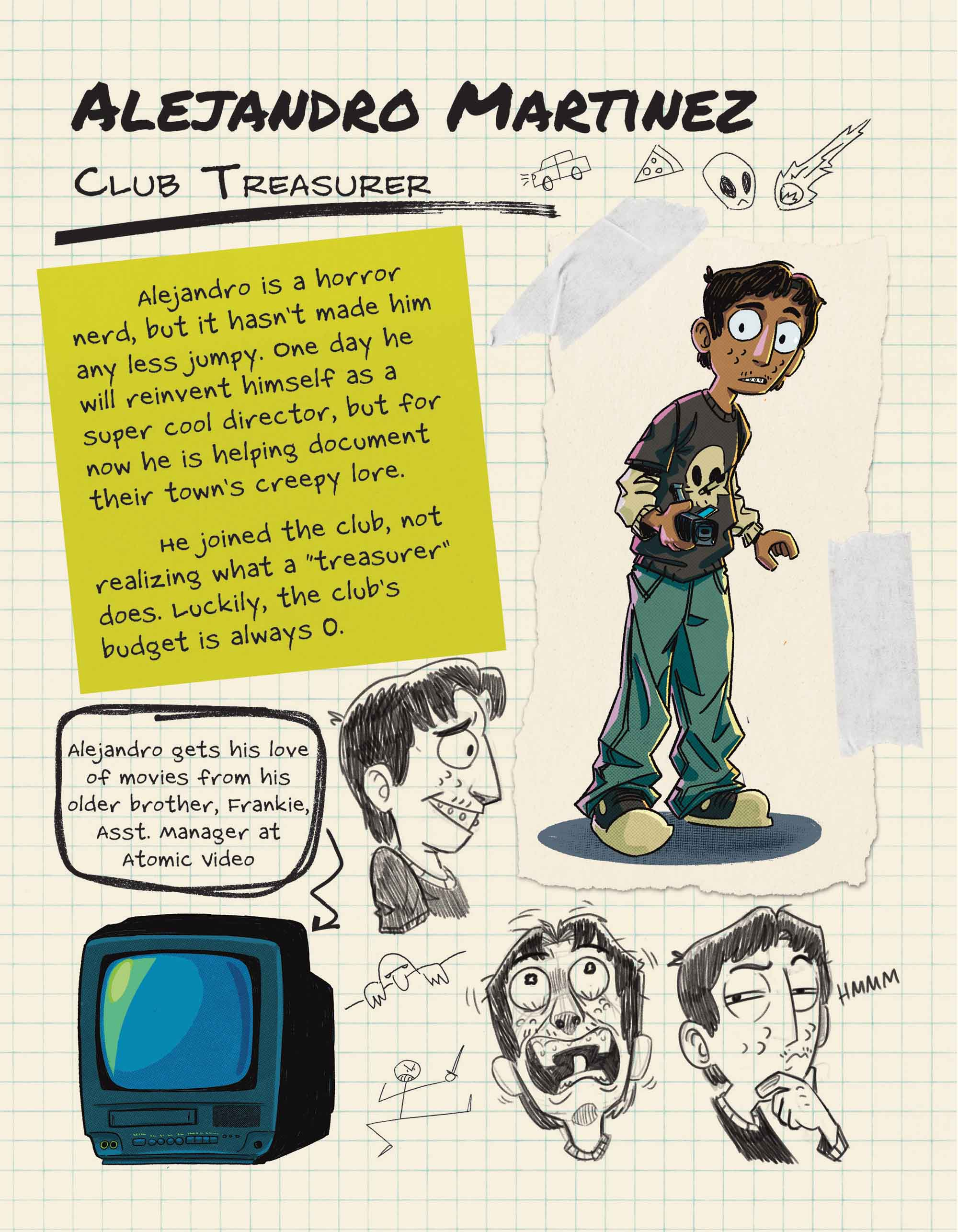 Alejandro, goofy club treasurer