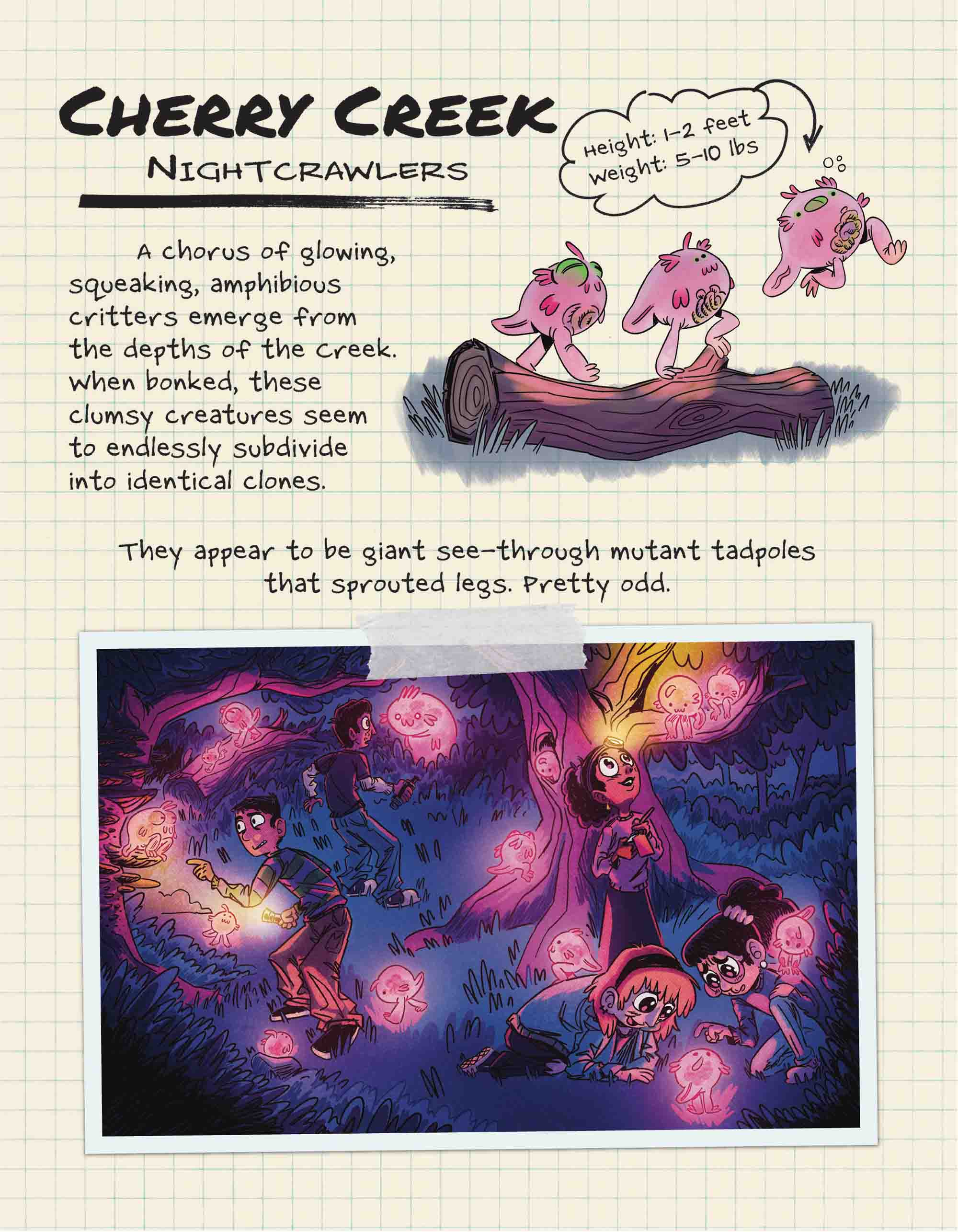 Cherry Creek Nightcrawlers, clumsy tadpole-like critters