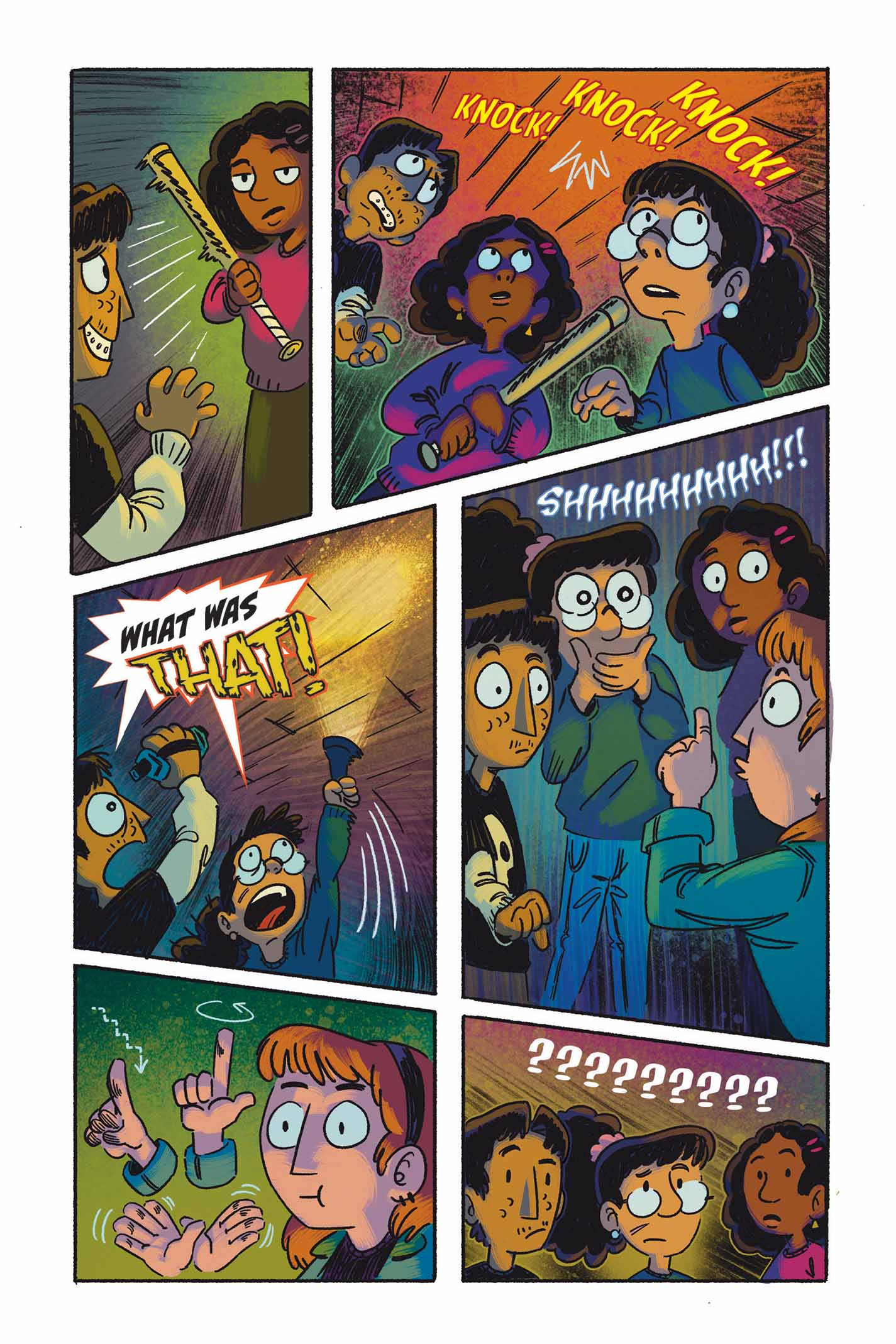 Page 6, the club discusses their next move