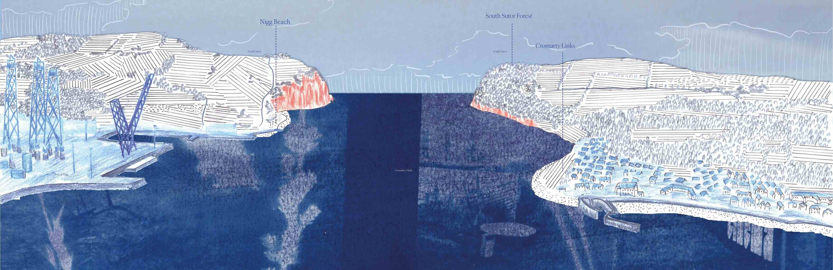 The Port of Nigg looks onto the town of Cromarty