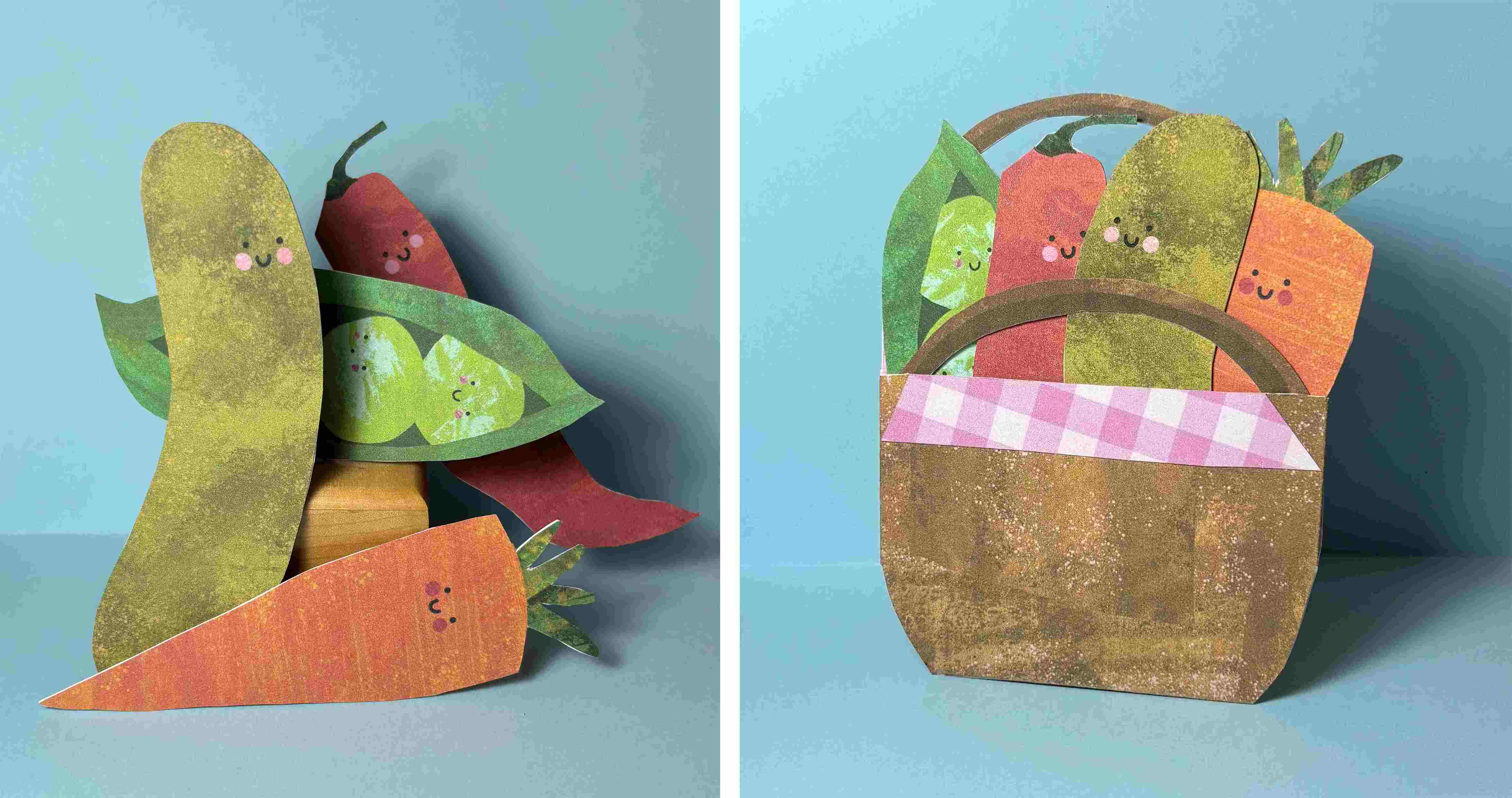 vegetable bookmarks