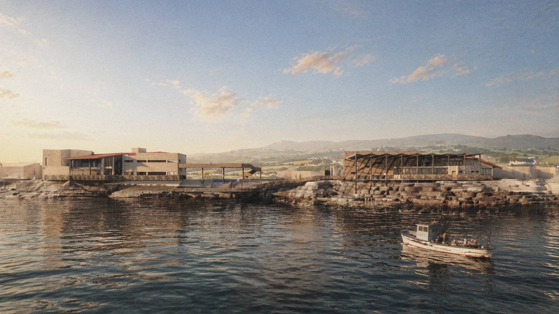 Shellitory Main Seaside View Render