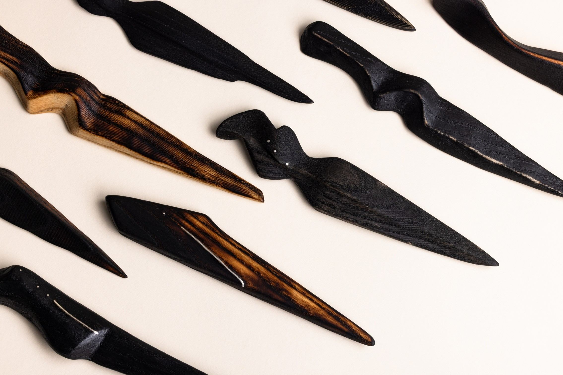 Collection of Wooden Sgian Dubhs