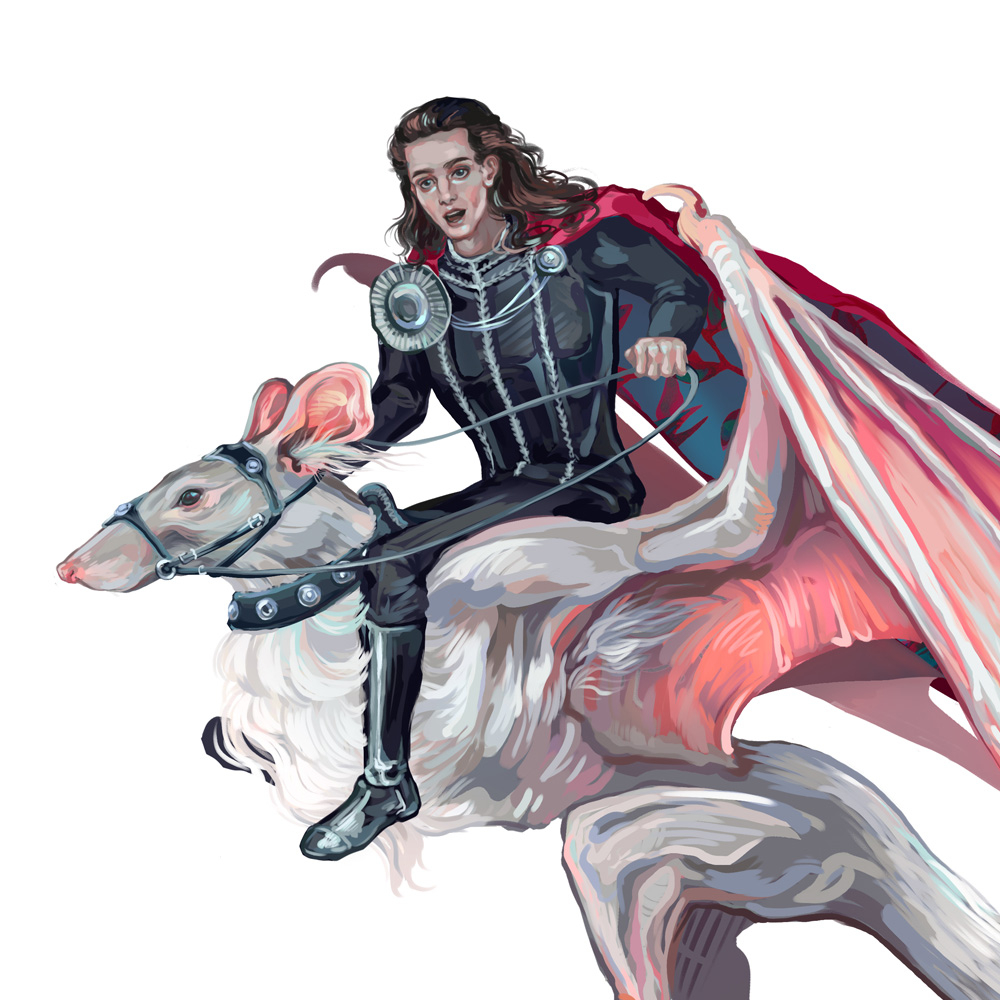Fantasy self-portrait.