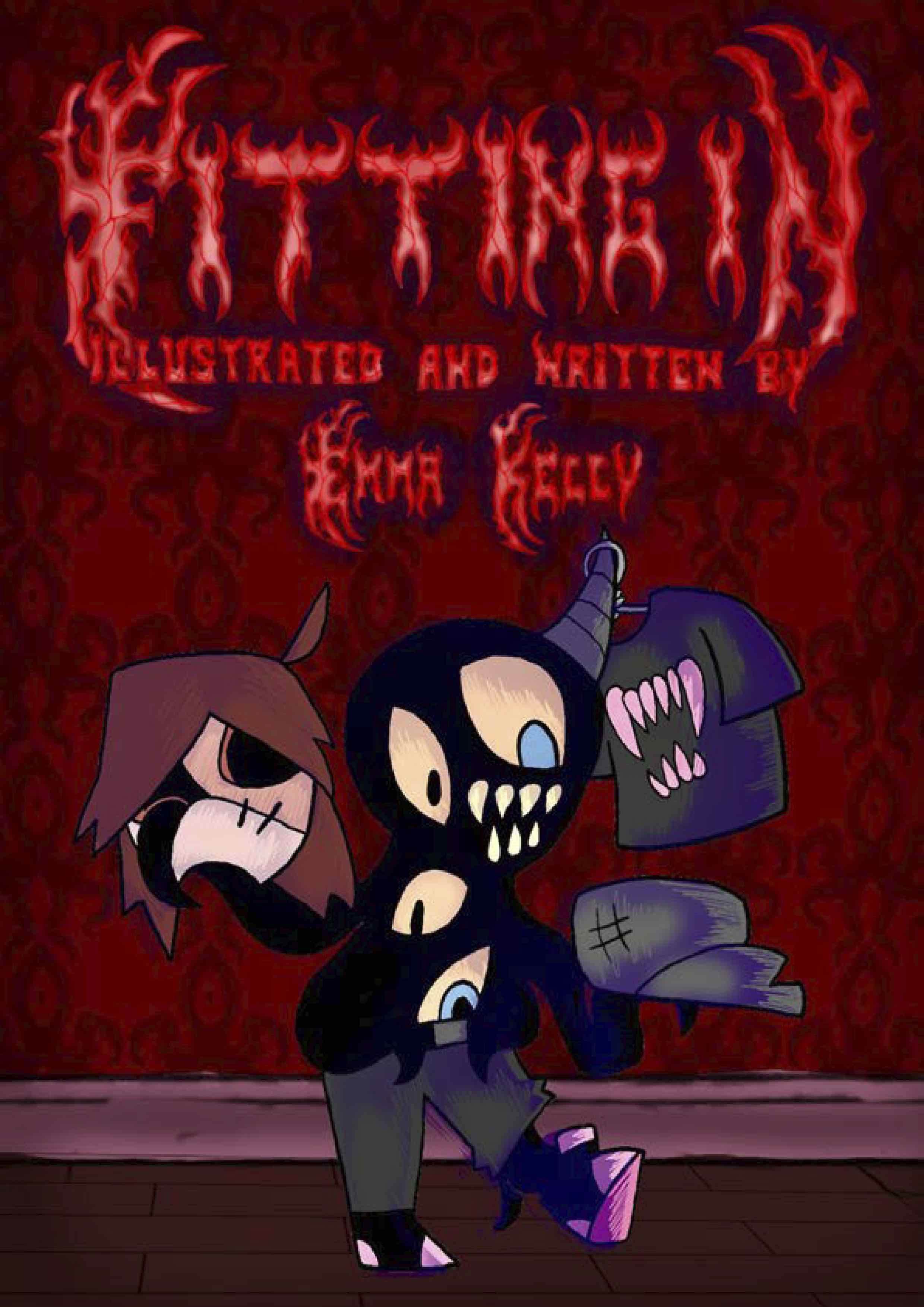 Fitting in comic front cover