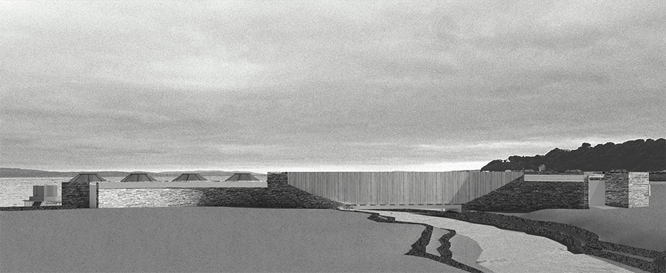 back elevation - view from the river bredagh