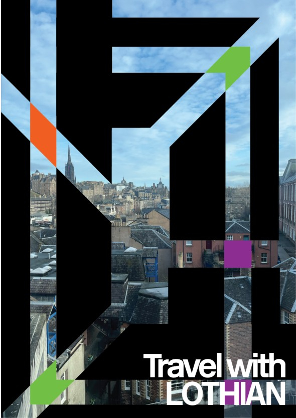 Promotional poster for Lothian Buses